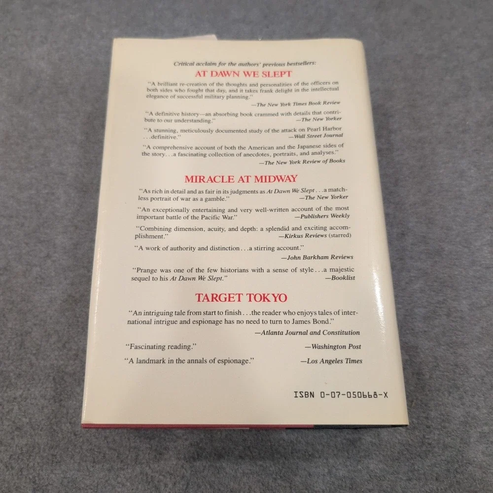 Pearl Harbor The Verdict of History by Gordon W Prange First Edition/Printing HC